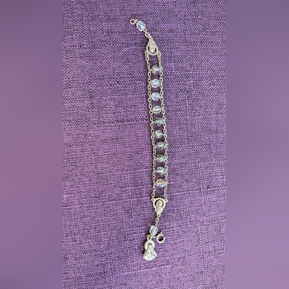 Rosary Crystal Bracelet